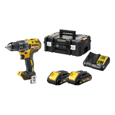 P-DCD791L2T DEWALT Set masina de gaurit 18 V 2 acumulatori Li-Ion 3.0 Ah incarcator si valiza