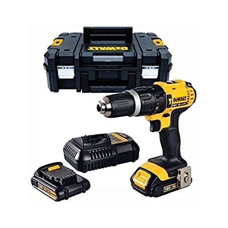 DEWALT masina gaurit percutie 18 V 2 acumulatori Li-Ion 1.5 Ah valiza