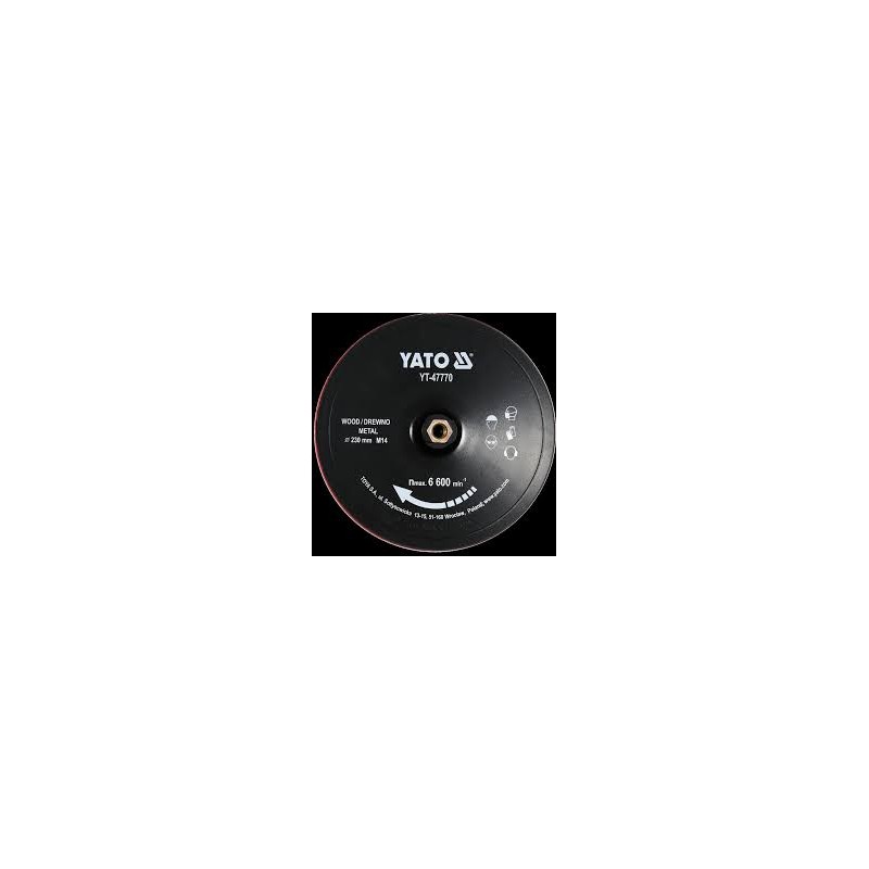 YT-47770 SUPORT DISC POLIZOR UNGHIULAR, 230MM