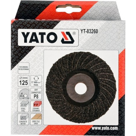 YT-83260 YATO DISC PENTRU SLEFUIT UNIVERSAL, 125MM, P8
