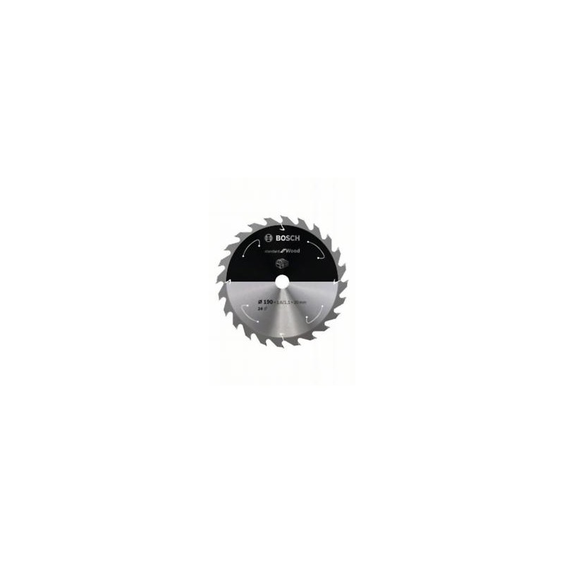 2608837704 Bosch Panza fierastrau circular cu acumulator 190x20mm lemn