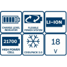 1607A350AS BOSCH Acumulator litiu ion ProCore 18 V 8.0 Ah Profesional