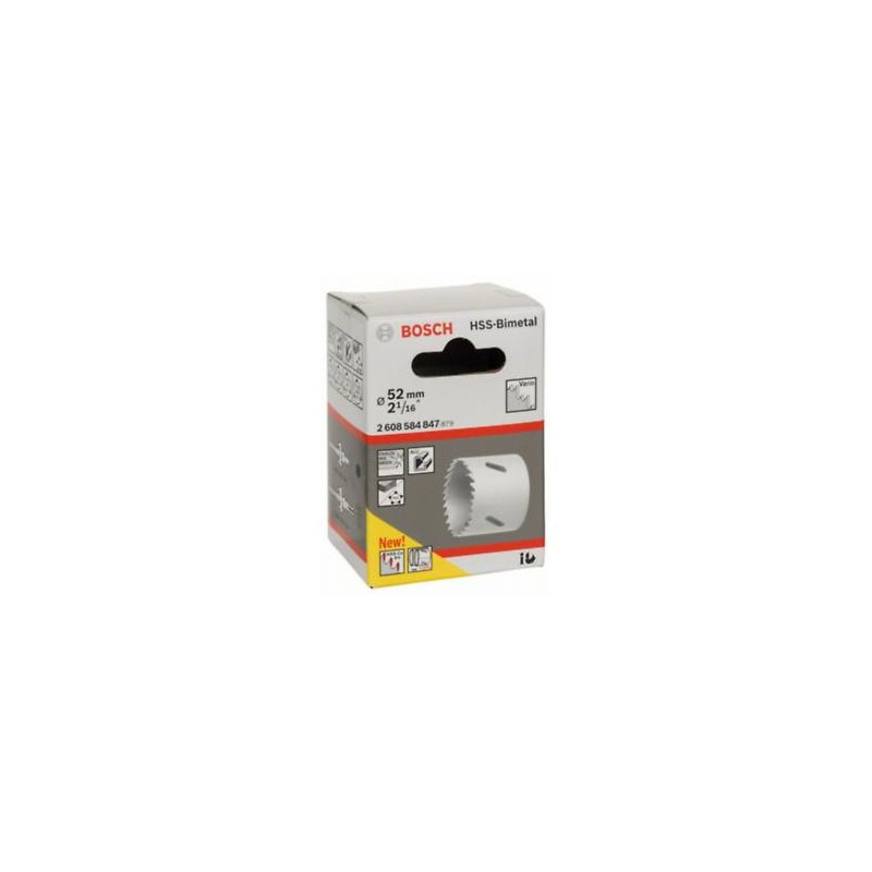 Bosch Carota HSS-BIMETAL 52 mm pentru adaptor standard