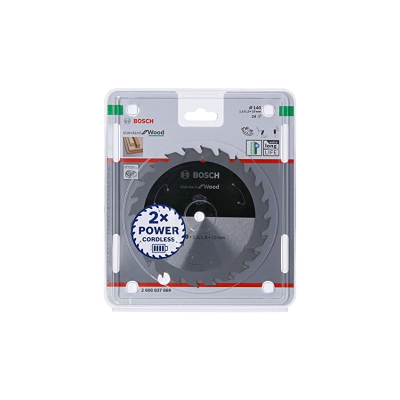 2608837669 Bosch Panza fierastrau circular cu acumulator 140 mm lemn