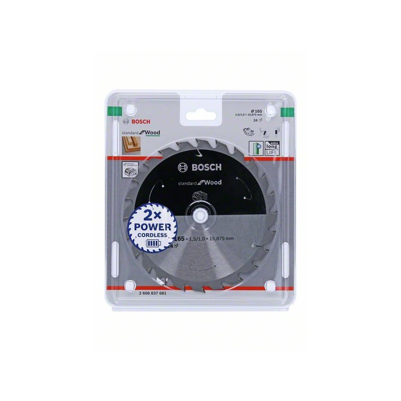 2608837681 Bosch Panza fierastrau circular cu acumulator 16x160mm lemn