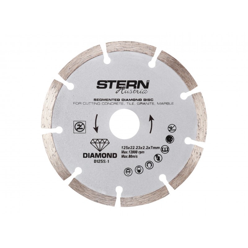 D125S-1 STERN Disc diamantat segmentat 125 mm taiere beton