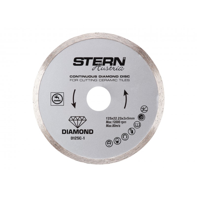 D125C-1 STERN Disc diamantat continuu 125 mm taiere gresie faianta