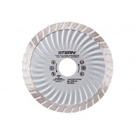 PROD115TW-1 STERN Disc diamantat turbo profesional 115 mm piatra