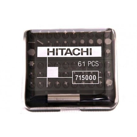 715000 HITACHI HIKOKI Set 60 biti cu prelungitor insurubare