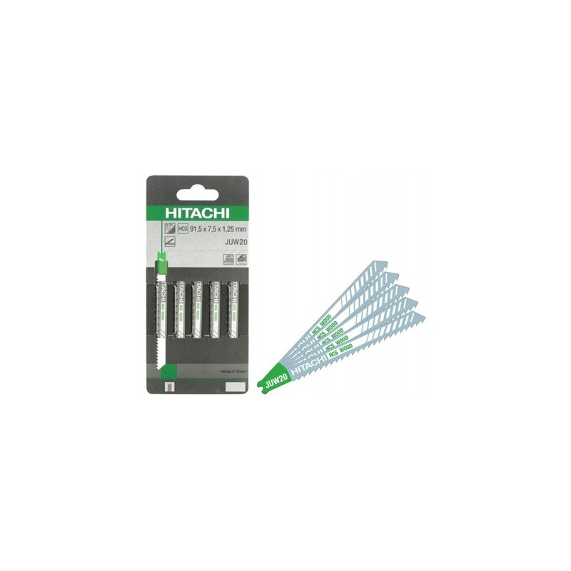 HITACHI 750023 Set 5 panze fierastrau pendular JUW20 prindere U 91.5mm