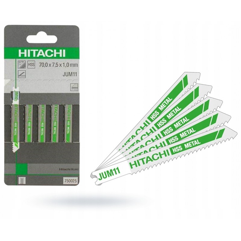 HITACHI HIKOKI 750025 Set 5 panze fierastrau pendular JUW11 U 70 mm