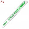HITACHI HIKOKI 750026 Set 5 panze fierastrau pendular JUW10 U 70 mm