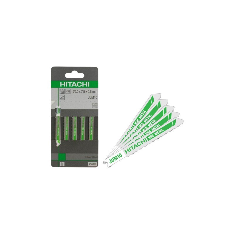 HITACHI HIKOKI 750026 Set 5 panze fierastrau pendular JUW10 U 70 mm