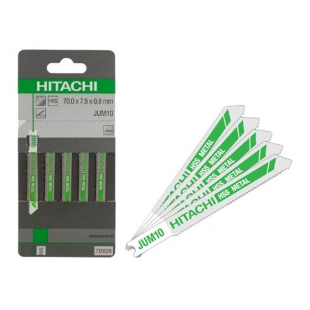HITACHI HIKOKI 750026 Set 5 panze fierastrau pendular JUW10 U 70 mm