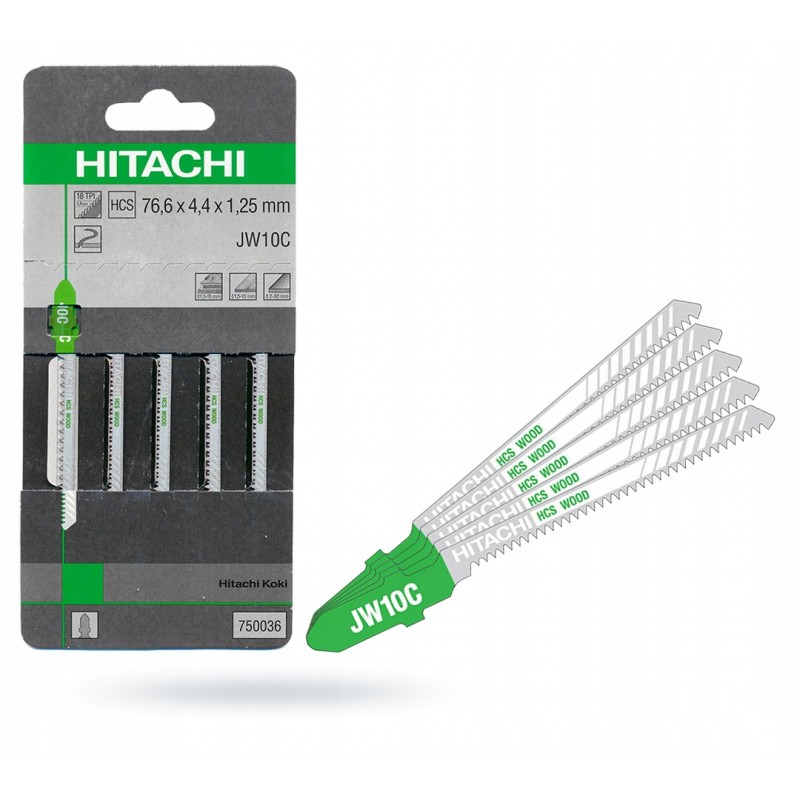 HITACHI HIKOKI 750036 Set 5 panze fierastrau pendular JM10C T 76.6 mm