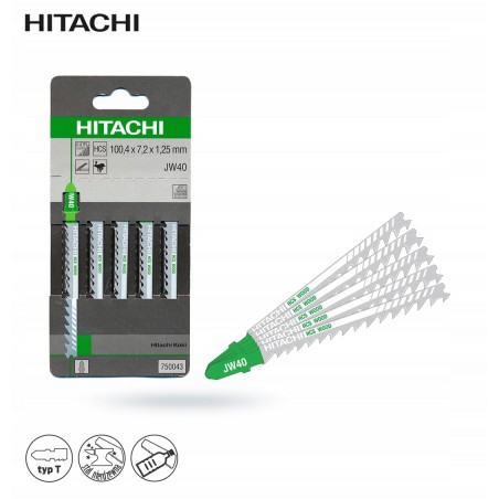 750043 HIKOKI 5 panze fierastrau pendular vertical JW40 100.4mm lemn