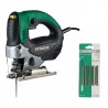 750089 HIKOKI Set 5 JM40B Panza fierastrau pendular  T 132 mm, metal