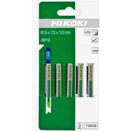 HITACHI HIKOKI 750181 Set 25 JM10 panze fierastrau pendular T 91.5mm
