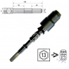 750246 HITACHI Adaptor de la prindere 13 mm hexagonal la prindere SDS-Plus