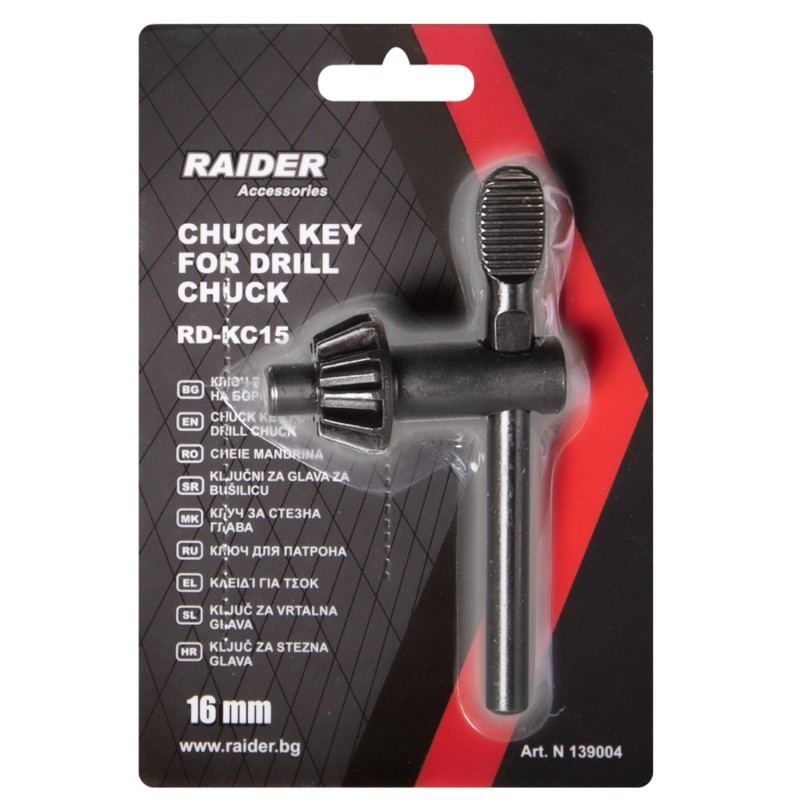 139004 RAIDER RD-KC15 Cheie mandrina 16 mm