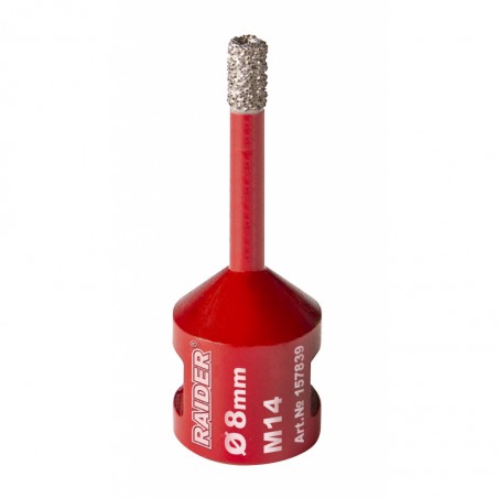157839 RAIDER Carota diamantata polizor unghiular prindere M14 diametru 8x35 mm