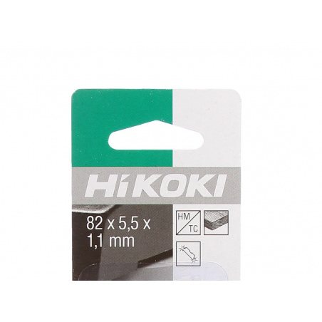 750470 HIKOKI Cutite pentru rindea 82 mm 2 bucati in set