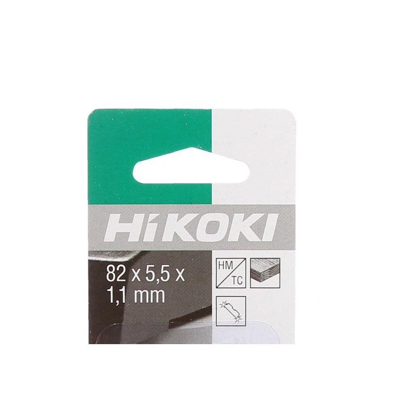 750471 HIKOKI Cutit pentru rindea, 82 mm, 10 bucati