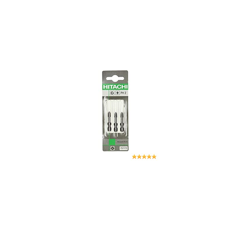 HITACHI HIKOKI 751172 Set 3 biti PH2 cu rezistenta la impact