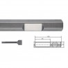 HITACHI HIKOKI 751524 Dalta lata 76x400mm cu tija hexagonala de 28 mm