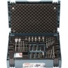 B-49638 Makita Set 69 accesorii, burghie, biti, tubulare in Makpac