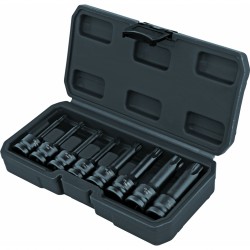 338800 TOPMASTER Set 8 chei torx de impact T30-T80 prindere patrat 1/2