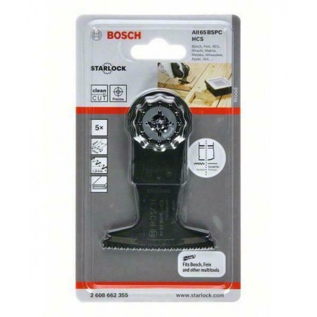 2608669259 Bosch Set 5 Panza fierastrau multi funtional pentru lemn