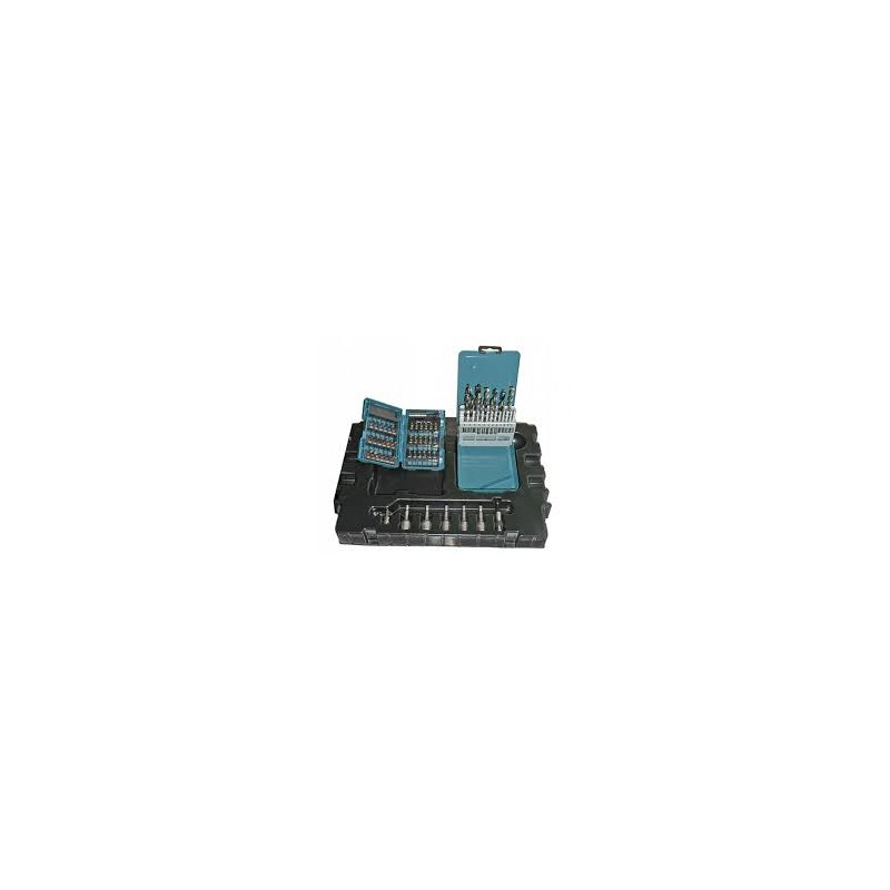 B-53908 Makita Set 62 accesorii de gaurire in multimaterial si insurubare profesionale