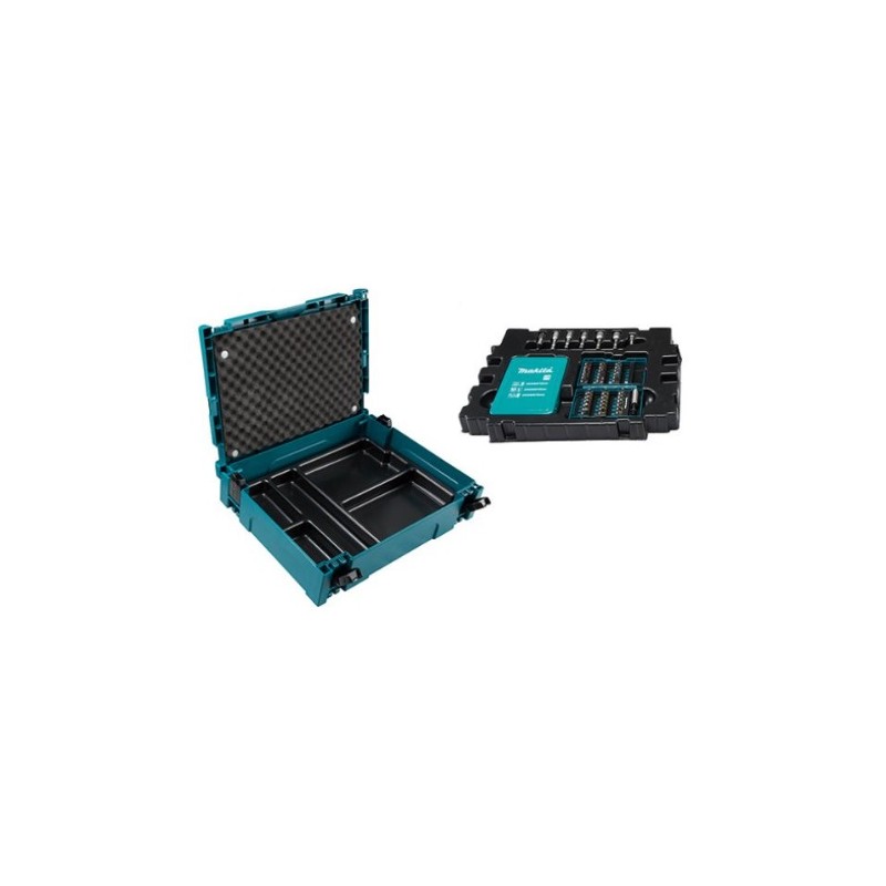 B-53908 Makita Set 62 accesorii de gaurire in multimaterial si insurubare profesionale