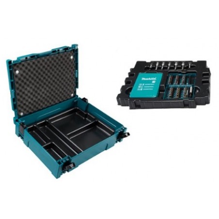 B-53908 Makita Set 62 accesorii de gaurire in multimaterial si insurubare profesionale