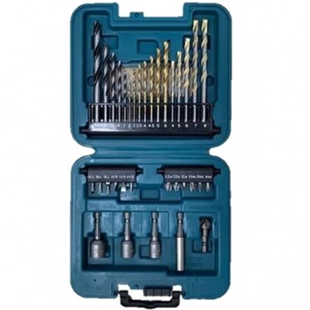 B-68498 Makita Set 34 accesorii de gaurire mixta si insurubare