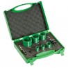 4101071 HIKOKI Set 6 carote HSS Bimetal 19-57 mm 2 niplu adaptor