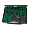 4101076 HIKOKI Set 13 carote HSS Bimetal 19-82 mm 2 adaptoare de prindere
