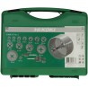 4101076 HIKOKI Set 13 carote HSS Bimetal 19-82 mm 2 adaptoare de prindere