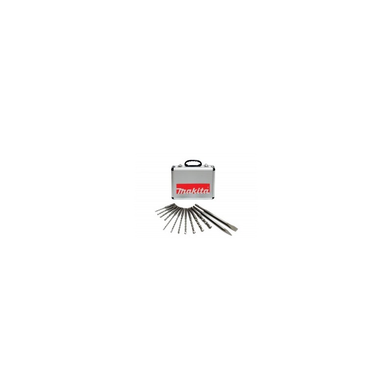 D-20111 Makita Set 13 accesorii SDS Plus 11 burghie si 2 dalti
