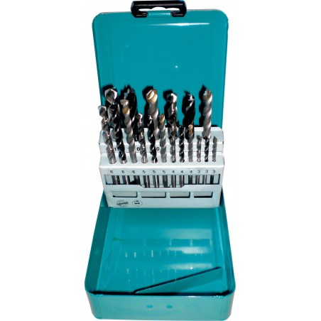 D-46202 Makita Set combinat de 18 burghie 3-10mm lemn metal beton