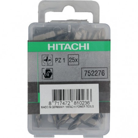 752276 HIKOKI Set 25 biti capete insurubare varf PZ1 25mm prindere 1/4