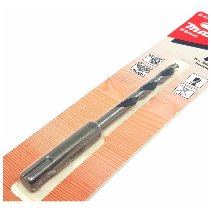 B-57504 Makita Burghiu 6x123 mm lemn cu prindere SDS Plus