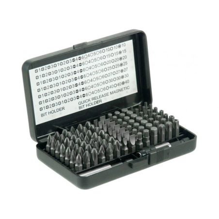 754000 HIKOKI Set 100 biti PH PZ HEX TX TORX SL prelungitor insurubare