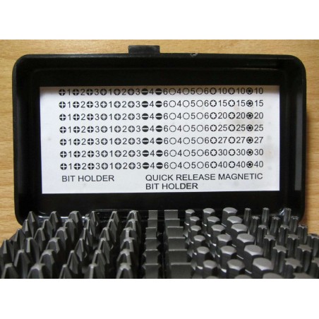 754000 HIKOKI Set 100 biti PH PZ HEX TX TORX SL prelungitor insurubare