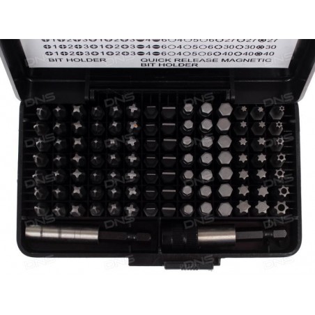 754000 HIKOKI Set 100 biti PH PZ HEX TX TORX SL prelungitor insurubare