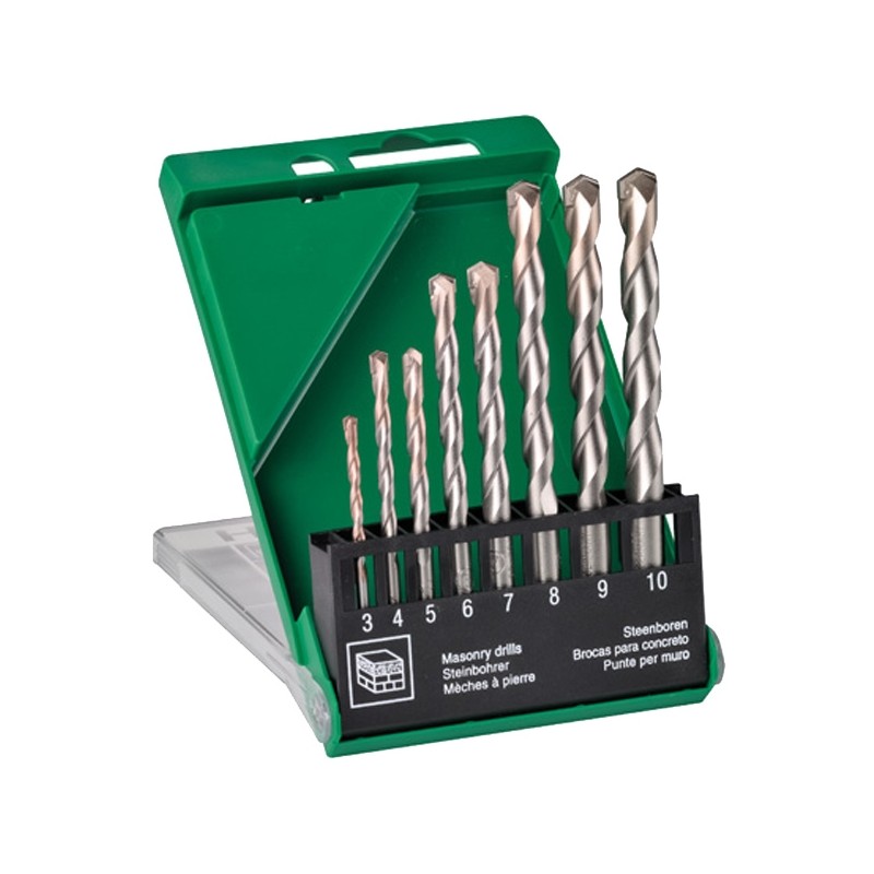 780899 HIKOKI Set 8 burghie cu prindere cilindrica 13 mm gaurit beton