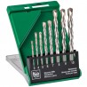 780899 HIKOKI Set 8 burghie cu prindere cilindrica 13 mm gaurit beton