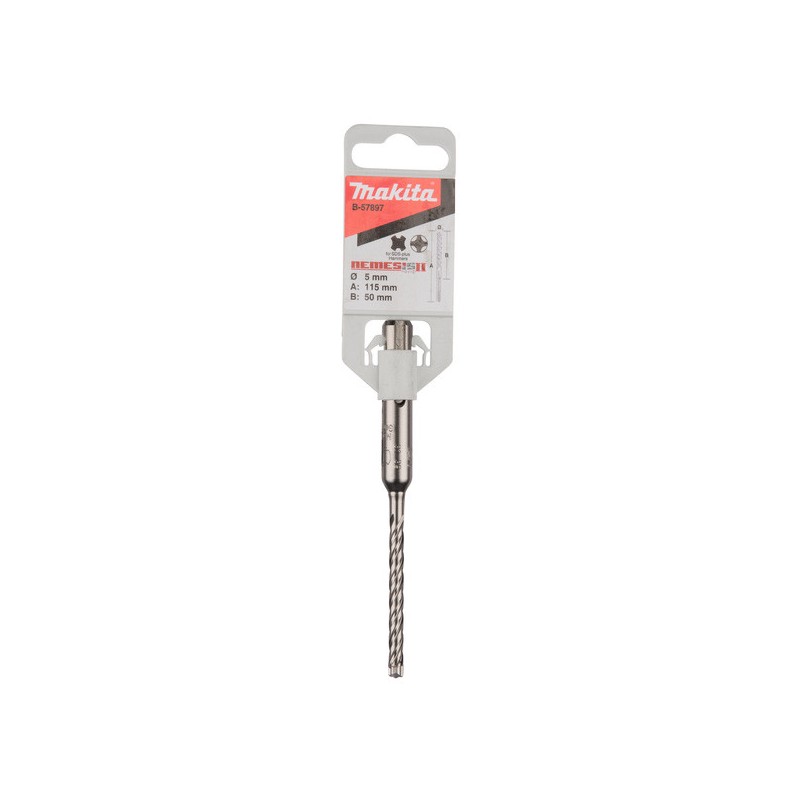 B-57897 Makita Burghiu Nemesis tip 2 cu 4 taisuri pentru beton armat 5x115 mm