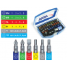 DEDRA Set 32 capete de insurubare PH, PZ, SL, H, T, TT cu adaptor magnetic 1/4